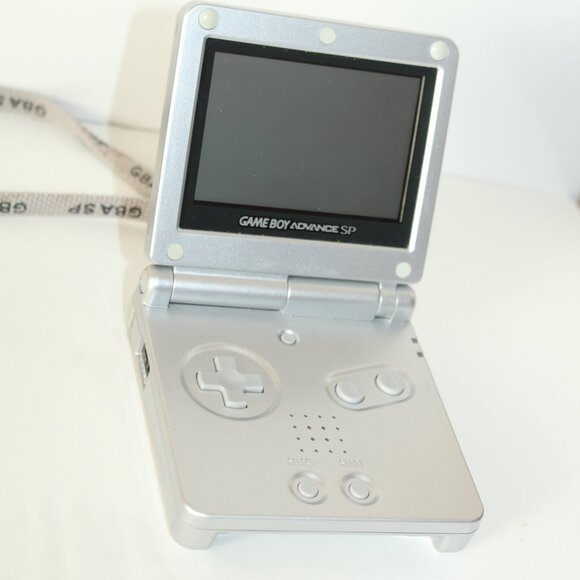 Nintendo Gameboy Advance SP Silver AGS-001 2002 - Picture 1 of 6